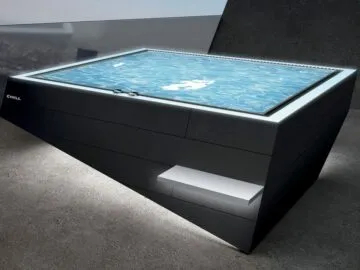 Edelstahl Whirlpool Chill Filled