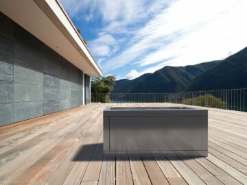 Paolo Ferralli Edelstahl-Whirlpool The Inoxidable – im Außenbereich, Ansicht 2