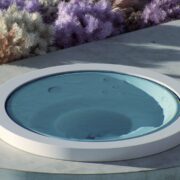 Runder Outdoor Whirlpool Zucchetti Kos Minipool | Spa Natural