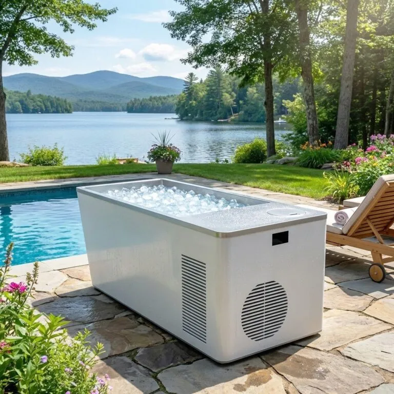 Casa Blui Glacé Eisbad – neben einem Pool mit Seeblick