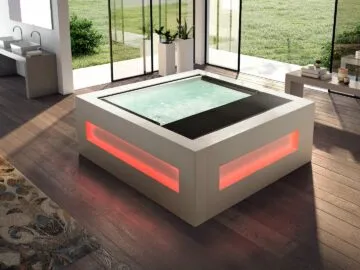 Solid Surface Whirlpool Wohnraum