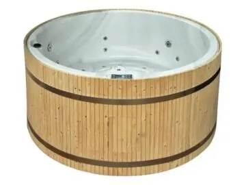 Outdoor Whirlpool Bayern – Grizzly Spas Natural, Ansicht 2