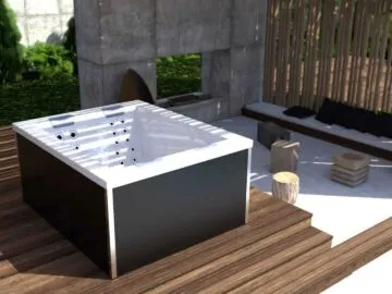 INFINITAS Whirlpool The Elegance – auf der Terrasse